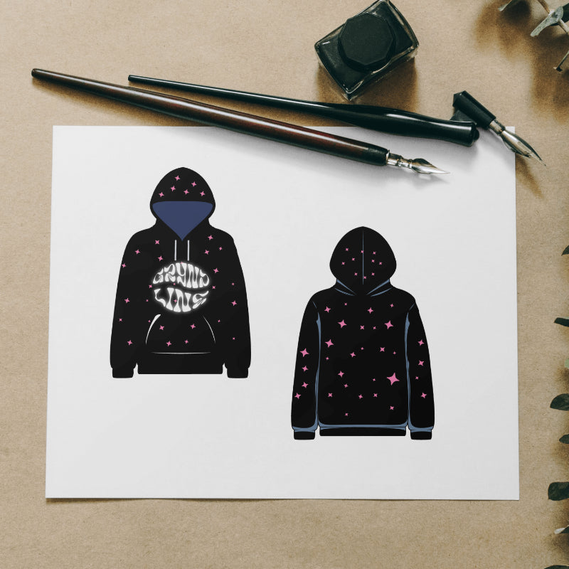 GRYND LINE star Hoodie